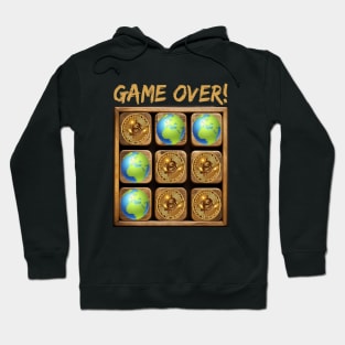 Financial Showdown: Bitcoin Triumphs in the Ultimate Game of Tic-Tac-Toe Hoodie